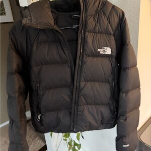 The North Face Black Insulated Cropped Jacket